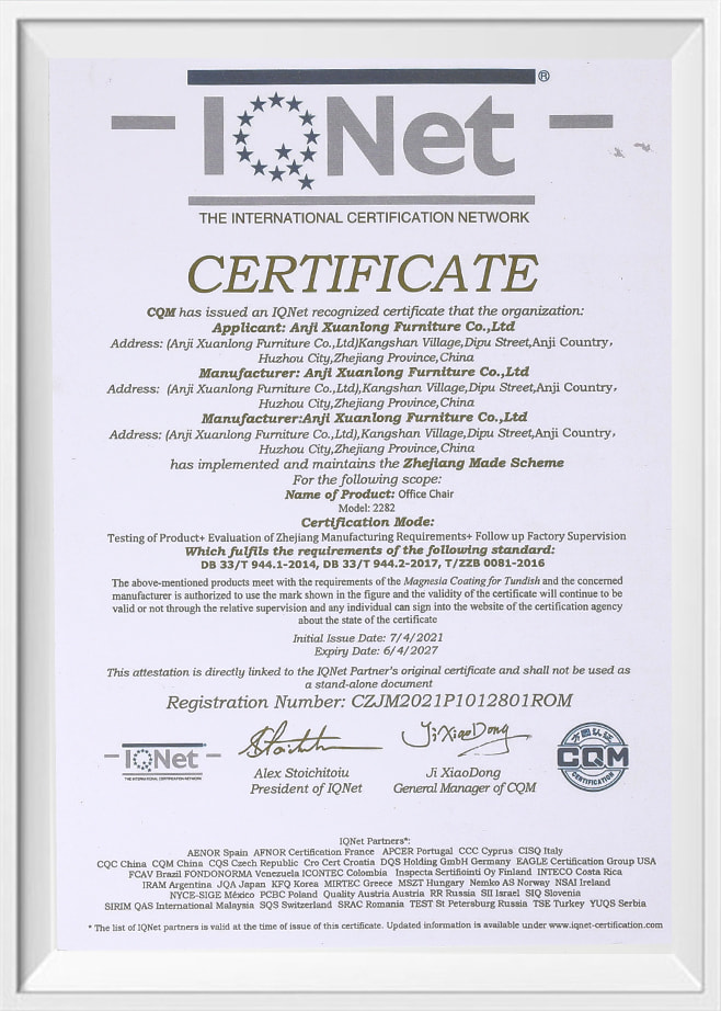El Certificado de la Red de Certificación Internacional